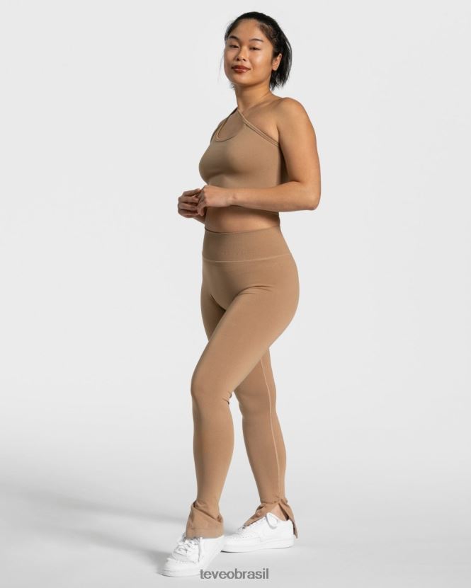 roupas mulheres TEVEO FJ4TZV431 top atrevido de um ombro só bege