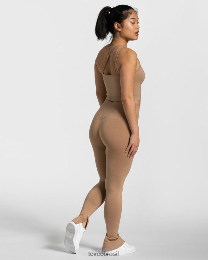 roupas mulheres TEVEO FJ4TZV431 top atrevido de um ombro só bege
