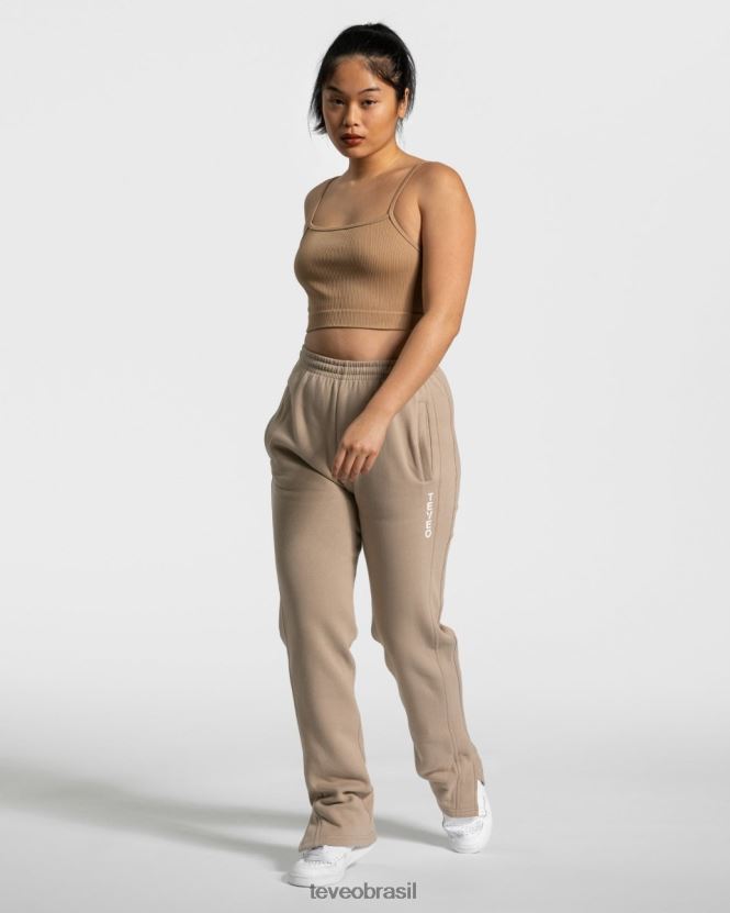 roupas mulheres TEVEO FJ4TZV435 top atrevido bege