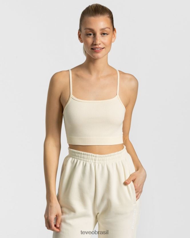 roupas mulheres TEVEO FJ4TZV436 top atrevido marfim