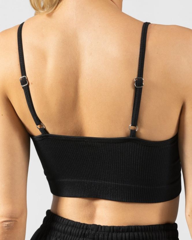roupas mulheres TEVEO FJ4TZV437 top atrevido preto