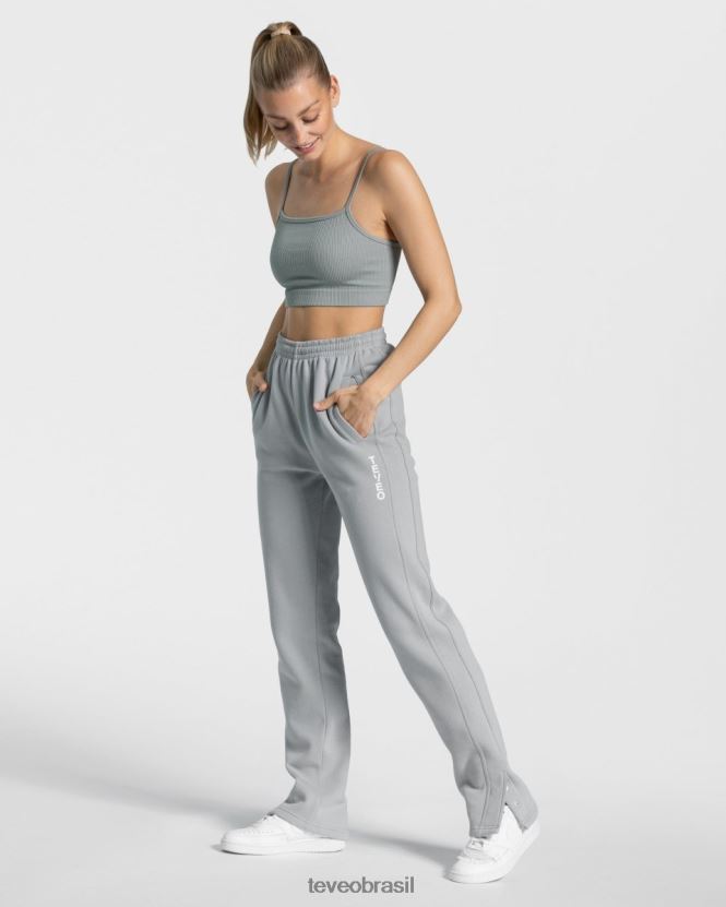 roupas mulheres TEVEO FJ4TZV438 top atrevido aço azul