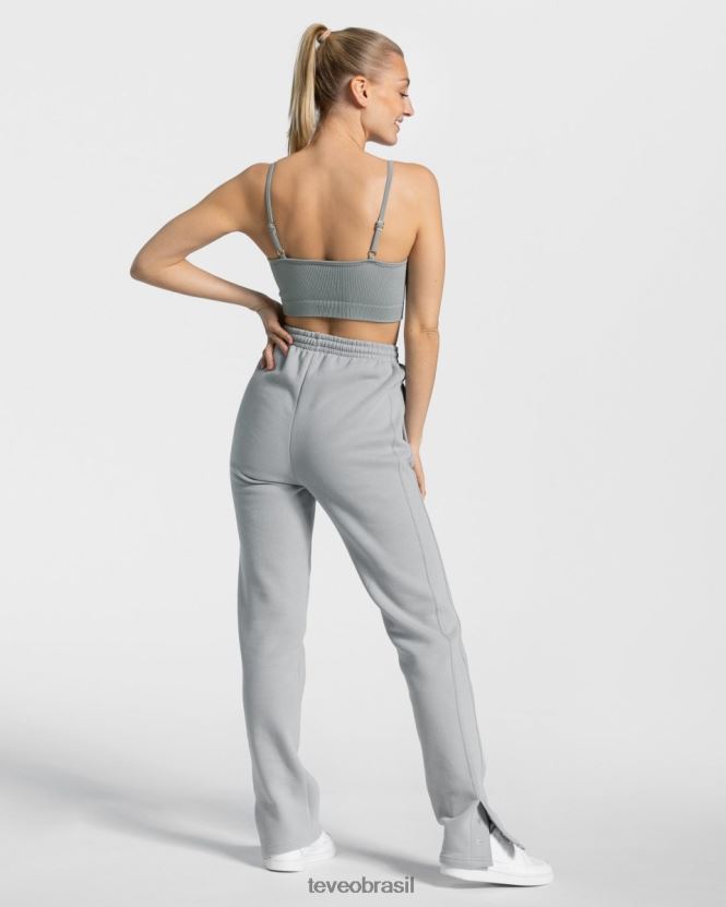 roupas mulheres TEVEO FJ4TZV438 top atrevido aço azul