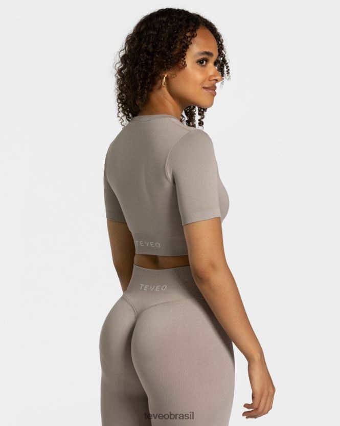roupas mulheres TEVEO FJ4TZV447 top cropped sensação pedra