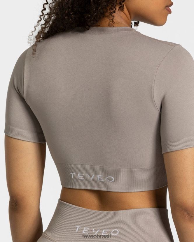 roupas mulheres TEVEO FJ4TZV447 top cropped sensação pedra