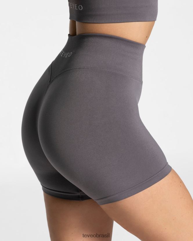 roupas mulheres TEVEO FJ4TZV196 sensação mini short grafite
