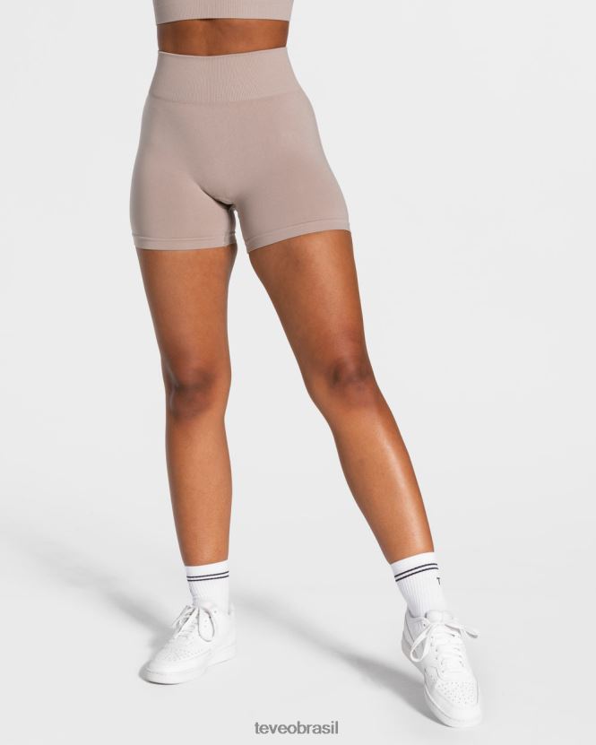 roupas mulheres TEVEO FJ4TZV216 short scrunch atemporal pó