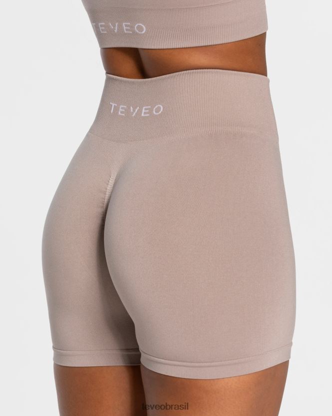 roupas mulheres TEVEO FJ4TZV216 short scrunch atemporal pó