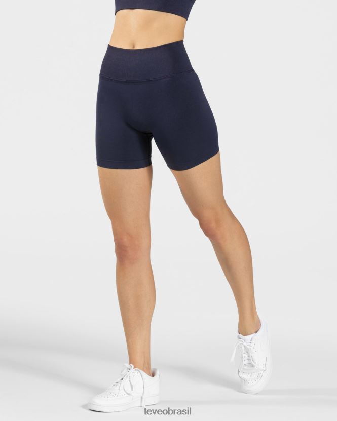 roupas mulheres TEVEO FJ4TZV256 sensação mini short azul escuro