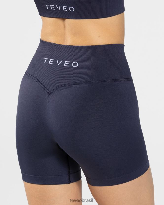 roupas mulheres TEVEO FJ4TZV256 sensação mini short azul escuro