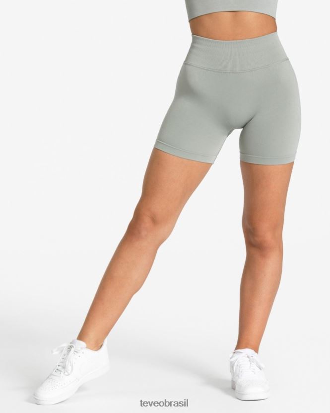 roupas mulheres TEVEO FJ4TZV257 sensação mini short cinza