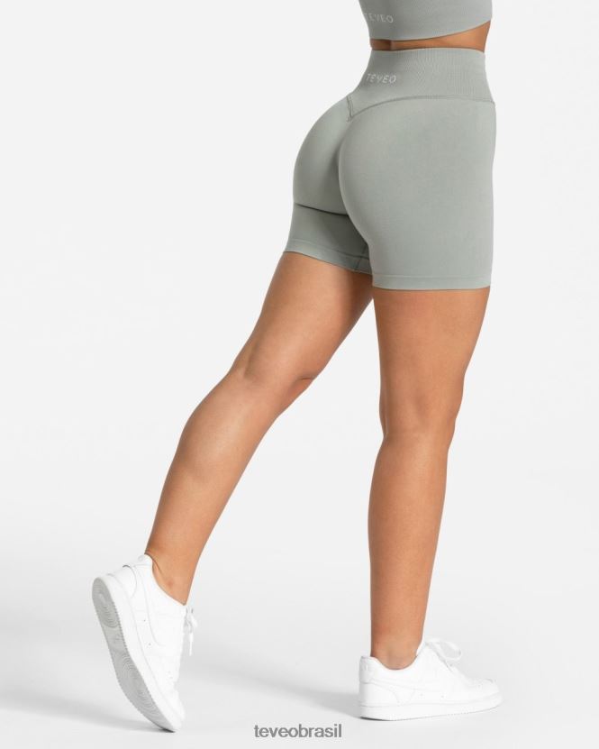 roupas mulheres TEVEO FJ4TZV257 sensação mini short cinza