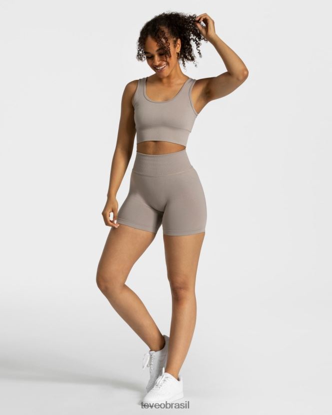 roupas mulheres TEVEO FJ4TZV261 sensação mini short pedra